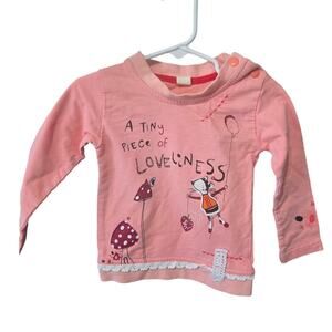 Tiny Piece of Loveliness Mouse Graphic Sweatshirt – Size 90 (18-24mo)